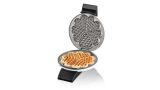 Waffeleisen mit fertiger Waffel