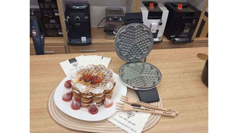 Waffeln mit Waffeleisen