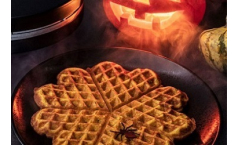 Herbstliche Kürbiswaffeln
