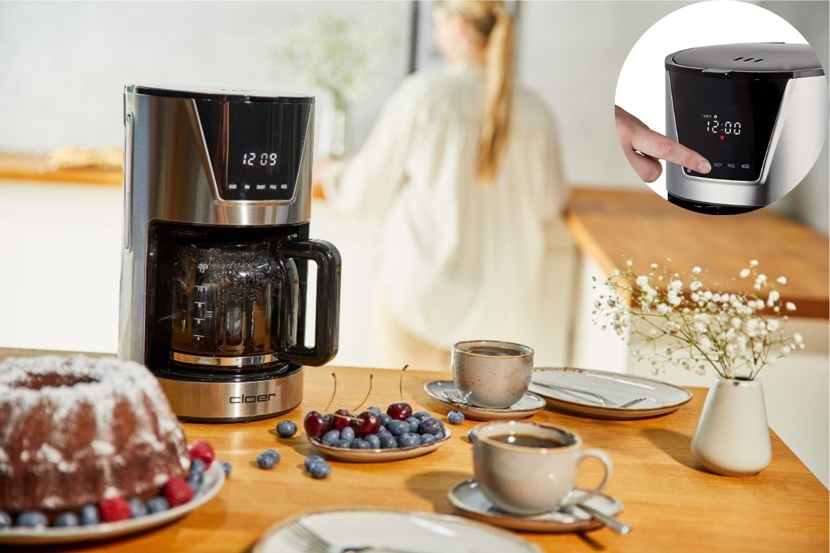 Kaffeemaschine Cloer 5257 auf einem Tisch