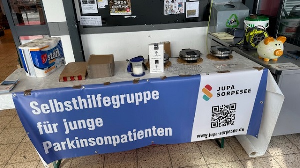 Der Waffelstand der JUPA bei der Aktion