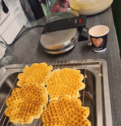 Waffeln und ein Cloer 1329